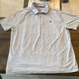 Hurley Men's Light Blue Polo Shirt